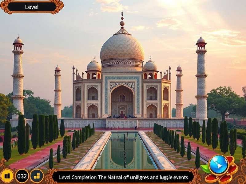 Taj Mahal Puzzle Wonder Level Completion